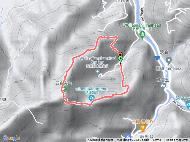 百大步道五寮尖登山步道20231129