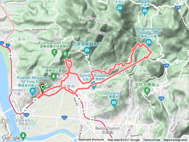 2021-11-14  IML國際健行桃園國中出發陽明山再回到桃園國中
