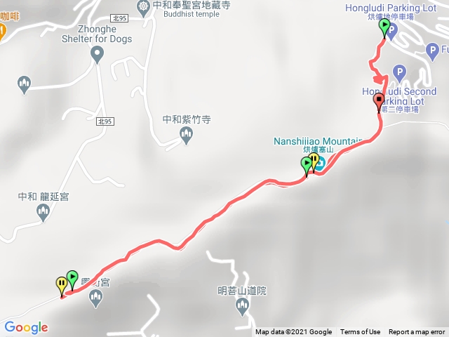 南勢角山→青春嶺