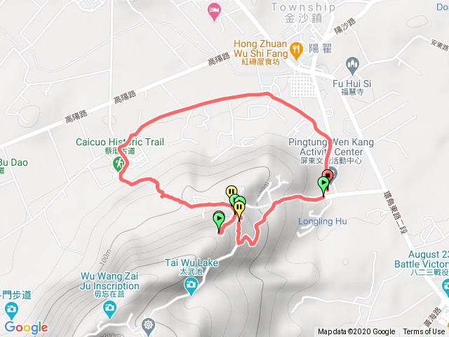 太武山東稜（玉章路-小柱堡-蔡厝）