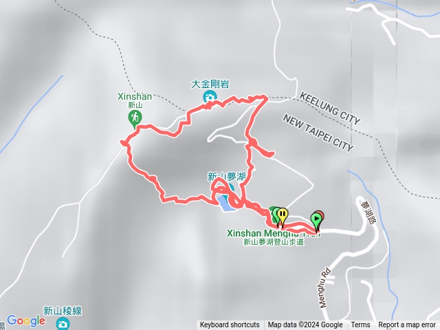 夢湖-新山-金剛岩-新山東稜-夢湖