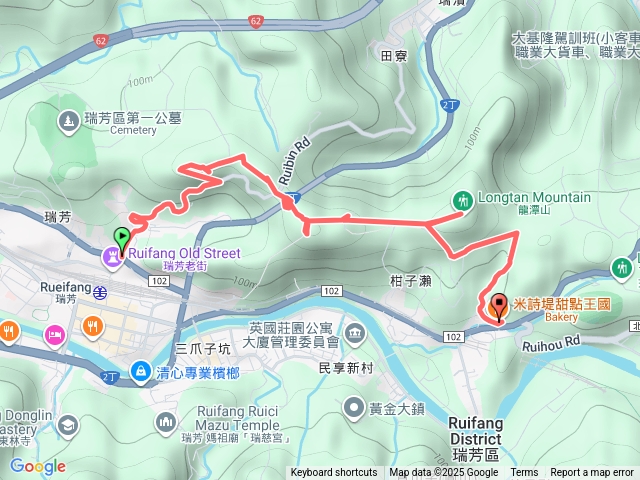 瑞芳四秀(白象山秀崎山瑞芳山龍潭山)→瑞柑國小