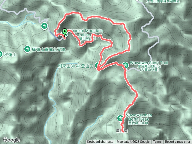 鳶嘴稍來+屋我尾山+踢林道5K預覽圖