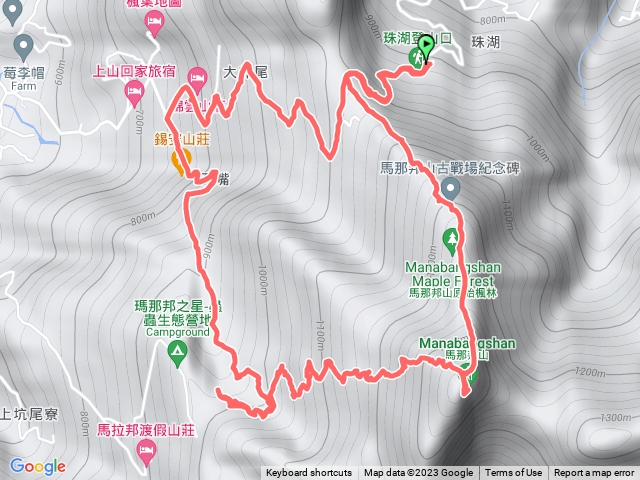 馬那邦山O型步道