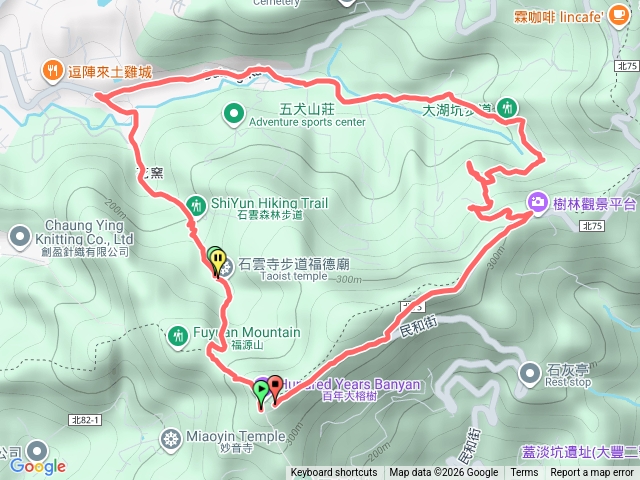 大榕樹，大湖坑一圈