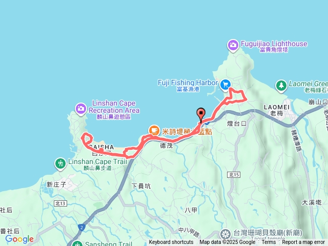 富基漁港、白沙灣海水浴場、麟山鼻神祕半島夜遊預覽圖