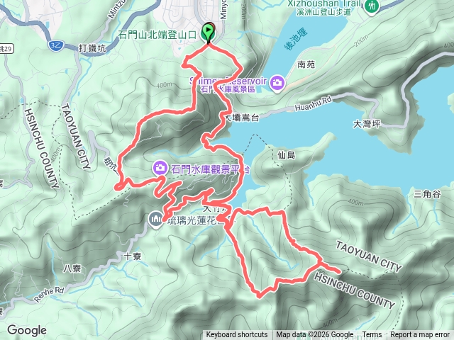 雙石縱走O型線預覽圖