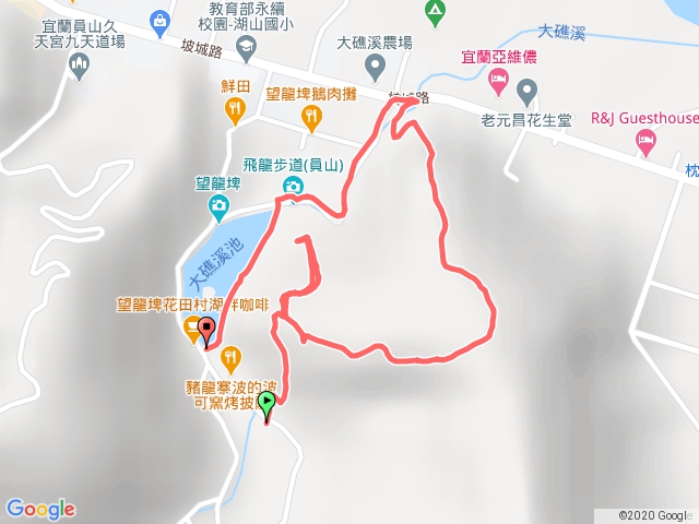 宜蘭望龍埤(大礁溪池)一飛龍步道