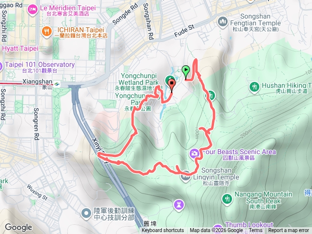 四獸山縱走o