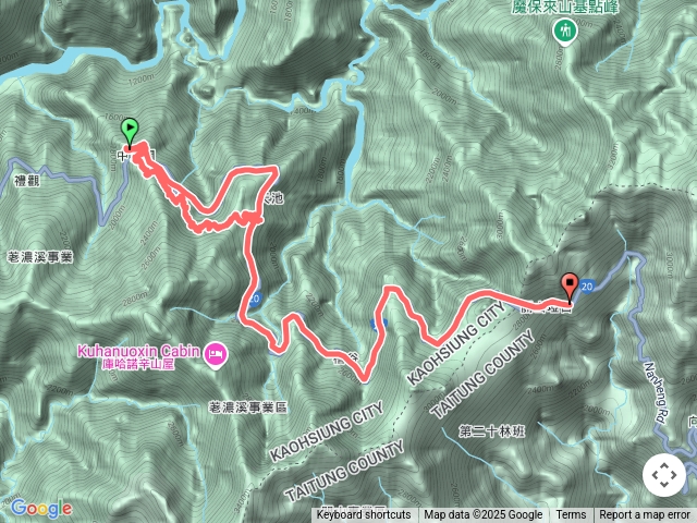 中之關步道（後面開車至啞口）