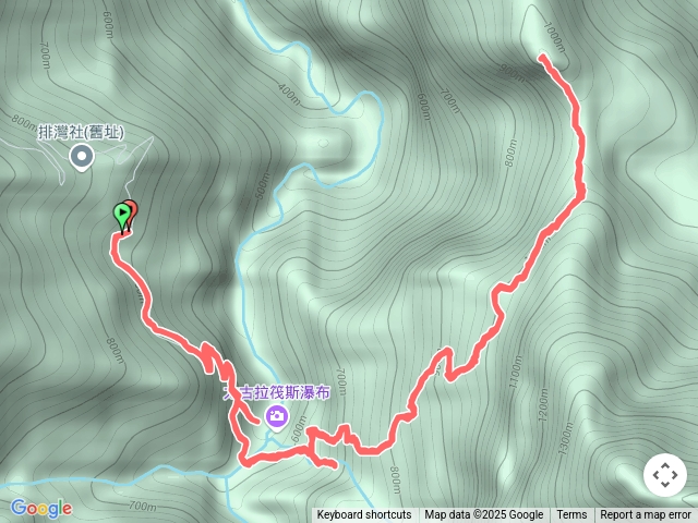 2025-旗鹽山、射鹿部落、高燕部落、排雲瀑布、沙拉灣瀑布