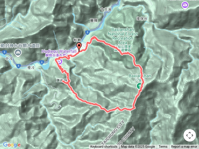 八唐縱走（八仙山.唐麻丹山）