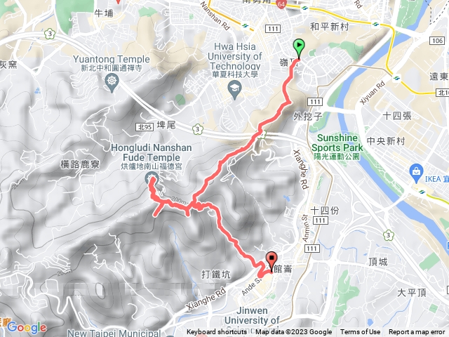 20230403 天上列山縱走 中和-新店段