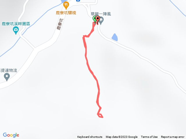 鹿寮坑山北稜線舊路新開