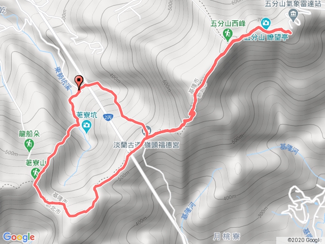 2018-12-01小百岳五分山(荖寮-五分山-頂子寮山-望古山-荖寮P型)