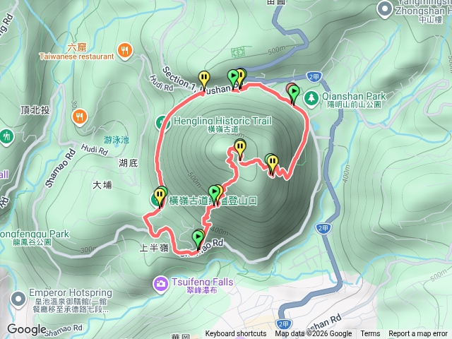 紗帽山，橫嶺古道o型預覽圖