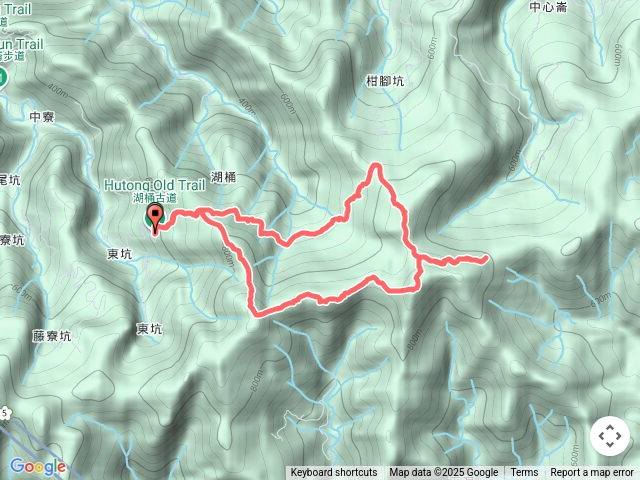 2025-06-01坪林乾元宮-東坑山-建牌崙-梳妝頂山-頂河崙-梳妝樓山-湖桶鞍部