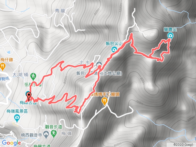 梅峰古道&獵鷹尖一線天&伍龍步道