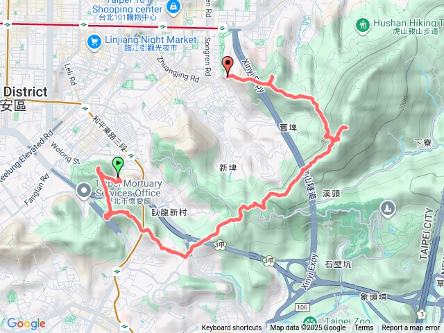 富陽象山台北大縱走第六段捷徑