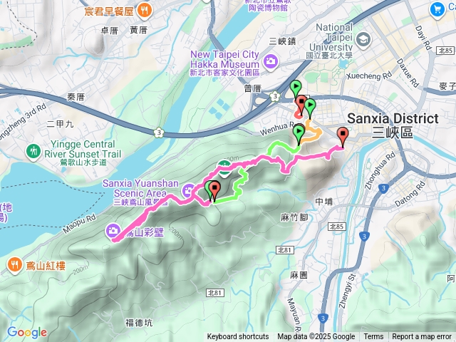 2025-08-31微笑山線：【鳶山山系】鳶山彩壁段
