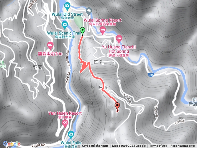 啦卡登山步道、大刀山