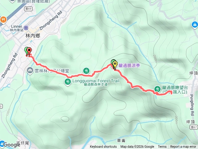 龍過脈森林步道-鐵管坑入口-坪頂龍過脈涼亭預覽圖
