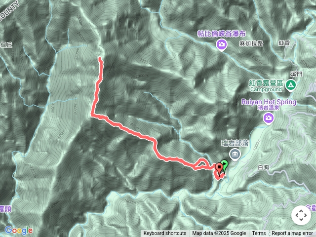 2025 0222 手比倫山-八東山-白姑南山（原路來回）