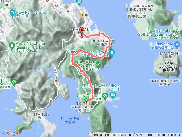 香港：龍脊-柴灣（經歌連臣角）