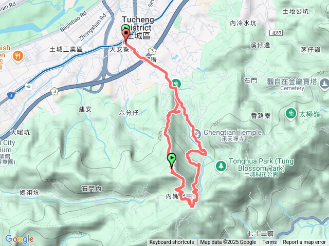 微笑山線火燄山、天上山步道、承天禪寺