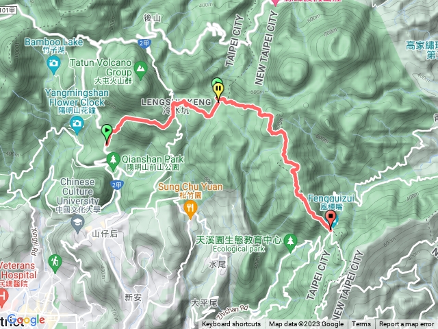 陽明山苗埔到風櫃口