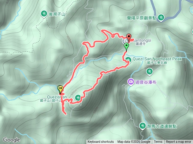 261010鵲子山O型圓通寺進林道出預覽圖