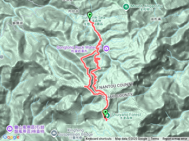 水漾森林、鹿屈山、鹿屈山前峰O繞一日健行-山玲遊記預覽圖