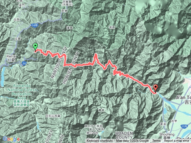 20260120能高越嶺更新(西段)