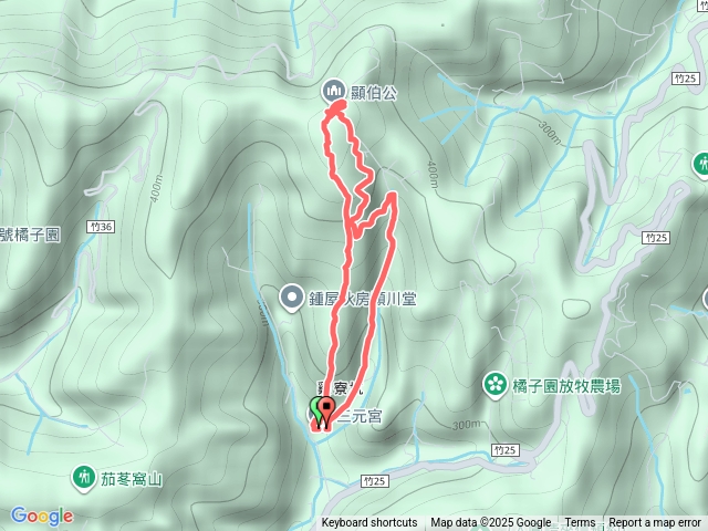 新竹芎林雞寮坑山南稜線O走
