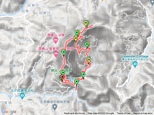 仙女瀑布 暗影山 1051峰