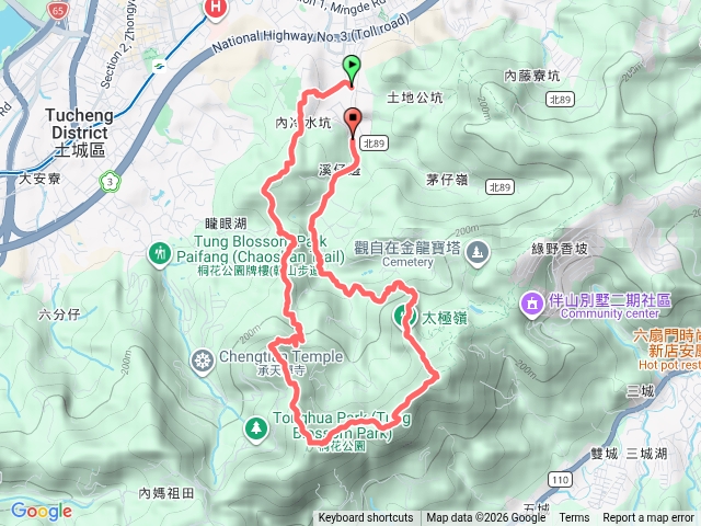 崙子山丶清水石門山丶南天母山丶天上山丶五城山預覽圖