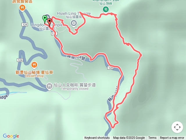 獅潭步道上仙山