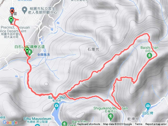 【桃園大溪】三層社區~打鐵寮古道→白石山連走石厝坑山P字路線