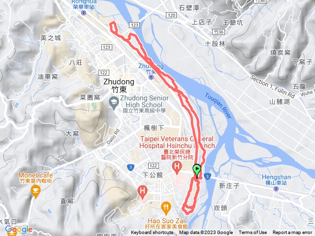 竹東河濱公園荷花開