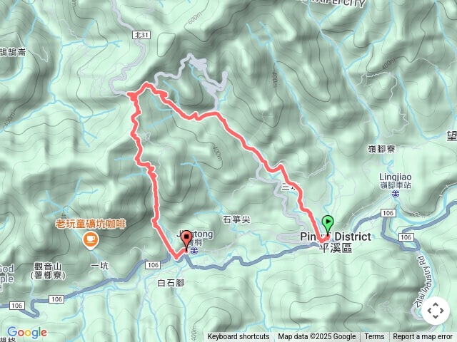 菁桐古道(從平溪火車站走ㄇ型到菁桐火車站)