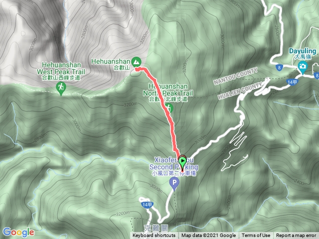 合歡北峰步道 3422