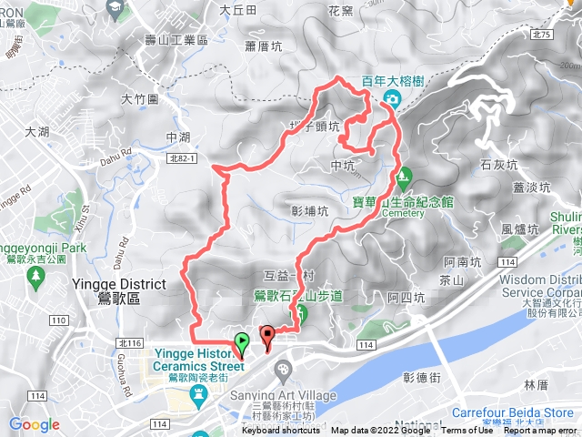 鶯歌16棵大榕樹路線健行走