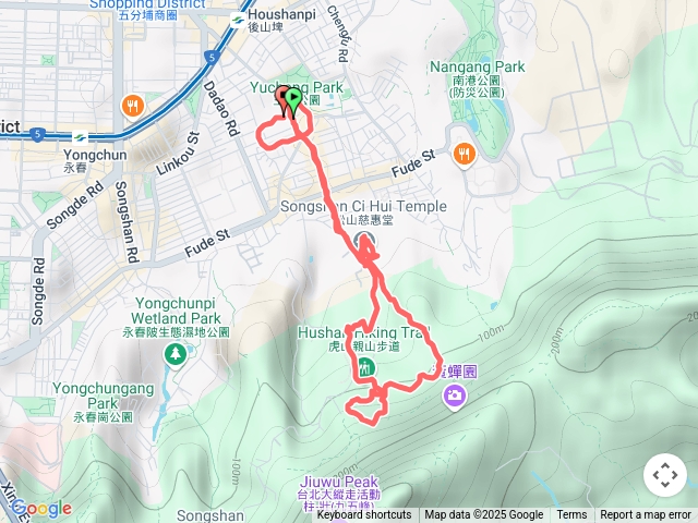 虎山賞螢步道、復興園