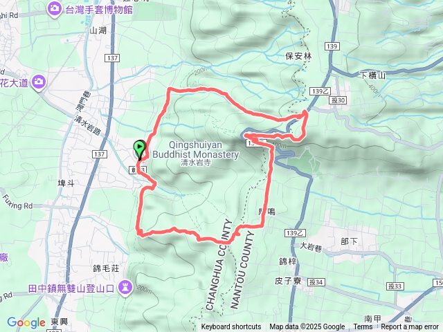 清水岩中央嶺步道觀日步道橫山步道山湖步道