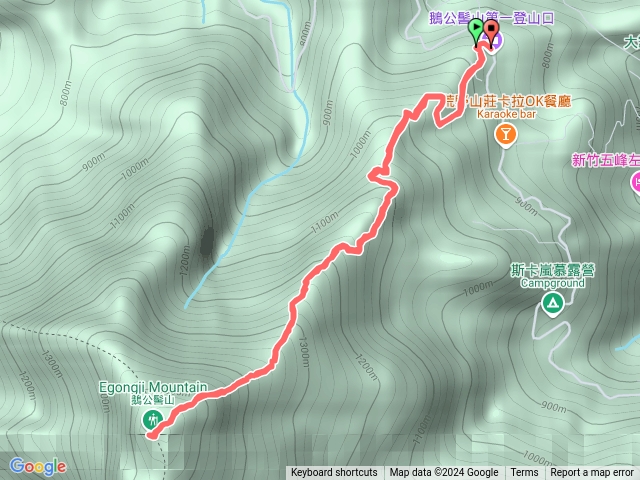 鵝公髻山 第一登山口