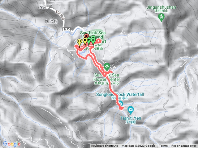 杉林溪青龍步道+龍鱗步道+杜鵑步道