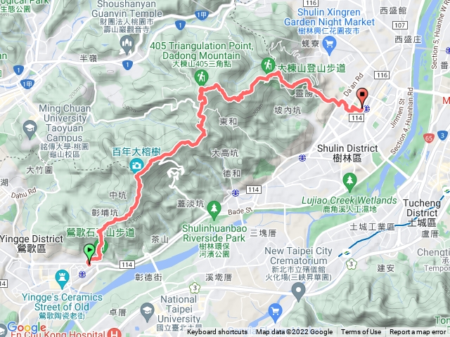 鶯樹縱走-大棟山青龍嶺大同山步道