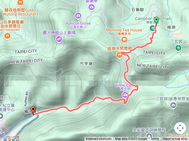 微笑山線：【二格山系】銀河洞越嶺段