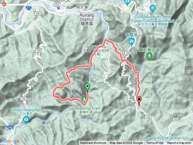 淡蘭古道北段 三貂岭瀑布 金字碑古道