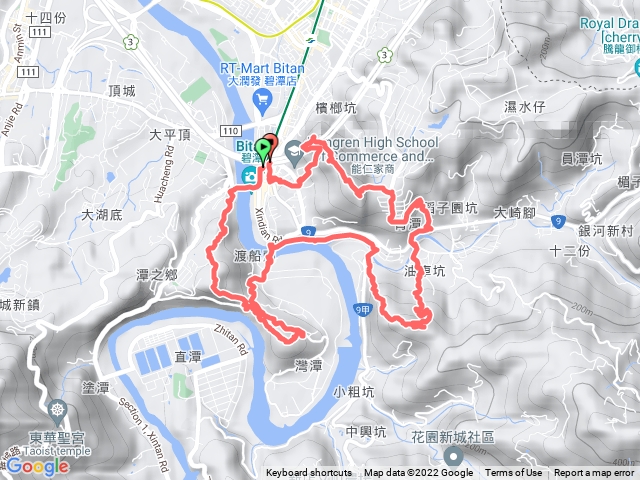 新北/新店/和美山-灣潭山-碧潭擺渡口-青潭尖（小油山）-小獅山（一二三峰）